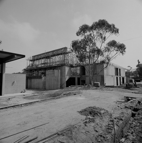 Construction on the campus of UC San Diego