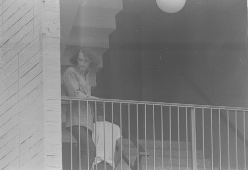 Students protesting against the Vietnam War, Urey Hall, UC San Diego