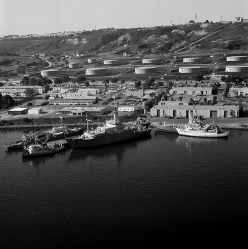 Aerial view of Nimitz Marine Facility, Scripps Institution of Oceanography, UC San Diego