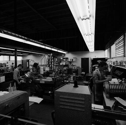 Central Duplicating Center (interior), UC San Diego