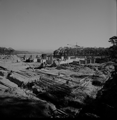 Construction of Geisel Library, UC San Diego