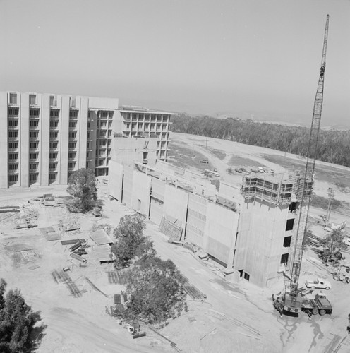 Aerial view of construction, UC San Diego