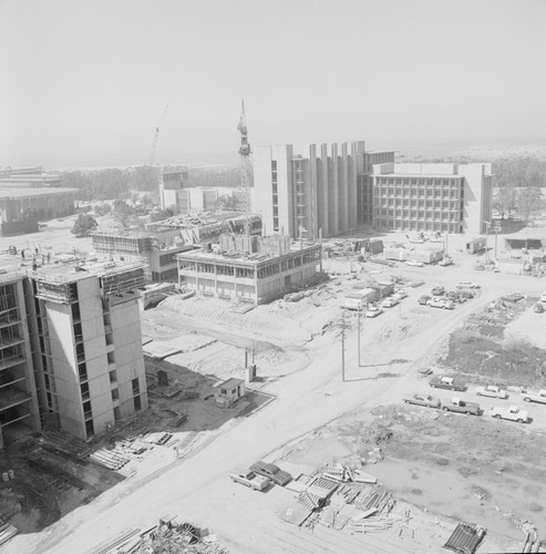 Aerial view of construction, UC San Diego