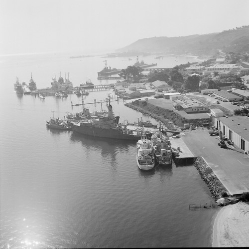 Aerial view of Nimitz Marine Facility, Scripps Institution of Oceanography, UC San Diego