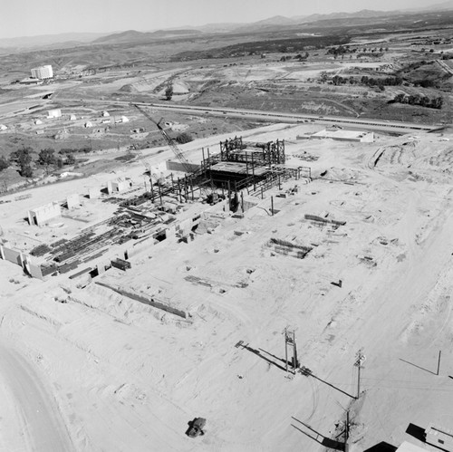 Aerial view of the UC San Diego campus (looking east)