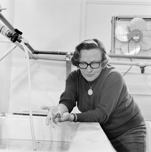 Elizabeth Kampa Boden in laboratory