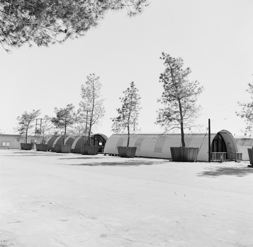 Camp Matthews quonset huts A and B (looking southeast), UC San Diego