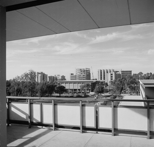 Muir college from balcony, UC San Diego