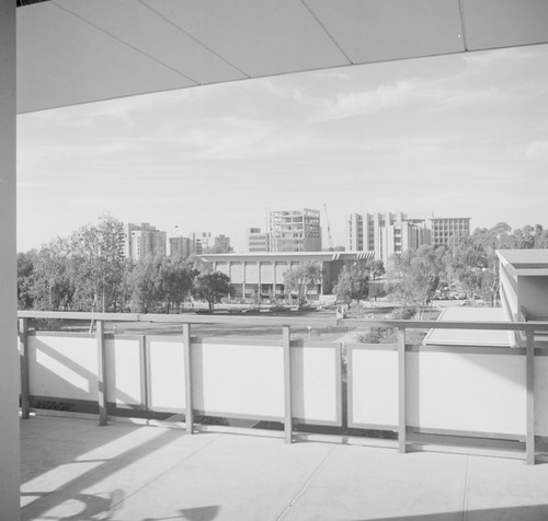 Muir college from balcony, UC San Diego