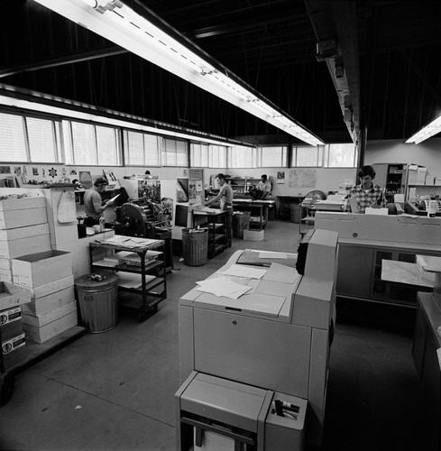 Central Duplicating Center (interior), UC San Diego