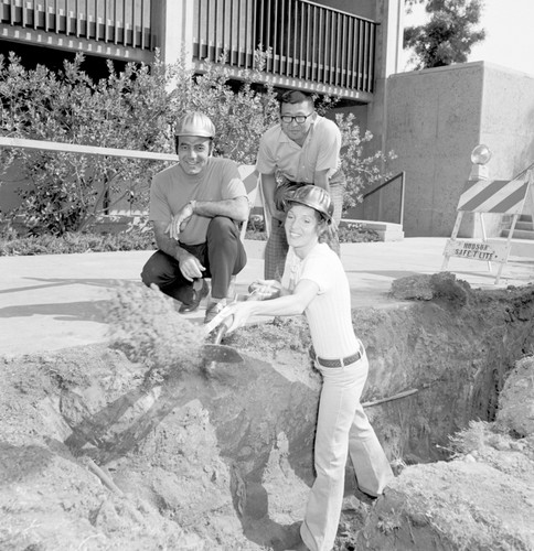 Groundbreaking ceremony for gymnasium, UC San Diego