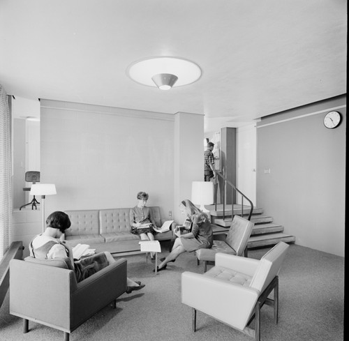 Living room, women's dormitory, UC San Diego