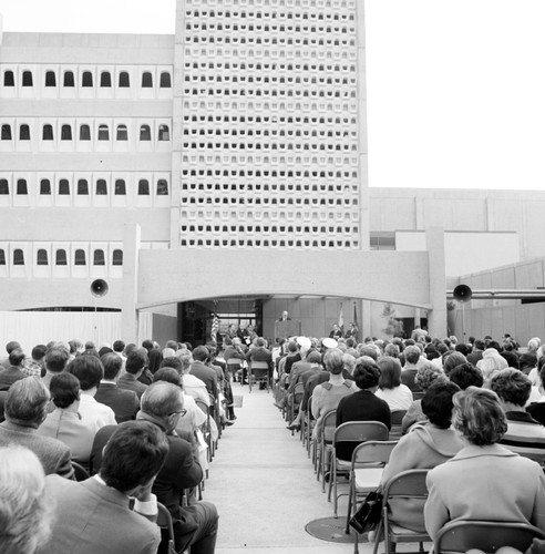 Basic Science Building dedication, UC San Diego