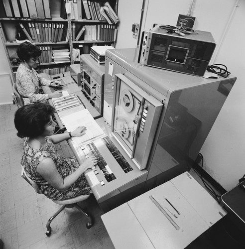 Data collection from bathythermograph records, Scripps Institution of Oceanography