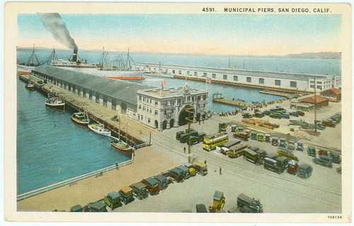 Municipal Piers, San Diego, Calif