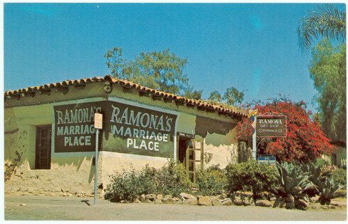 Ramona's Marriage Place, Gift Shop, Old Town, San Diego, California