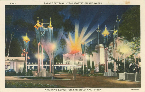 Palace of Travel, Transportation and Water, America's Exposition, San Diego, California