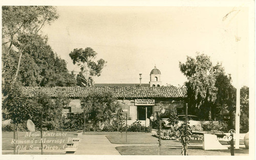 Main Entrance to Ramona's Marriage Place, Old Town, San Diego, California