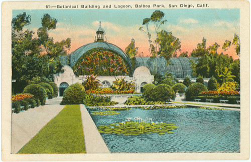 Botanical Building and Lily Pond