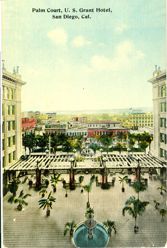 Palm Court, U.S. Grant Hotel, San Diego, Cal