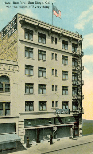 Hotel Botsford, San Diego, Cal. ""In the midst of Everything.""