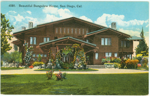 Beautiful Bungalow Home, San Diego, Cal