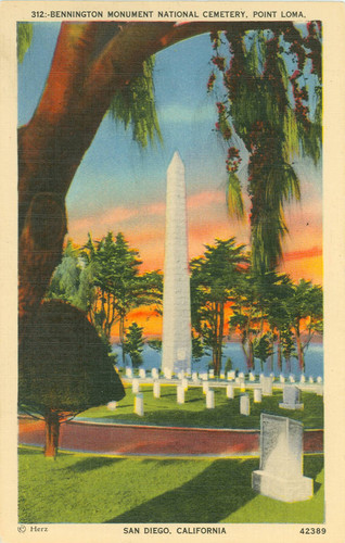 Bennington Monument National Cemetery, Point Loma