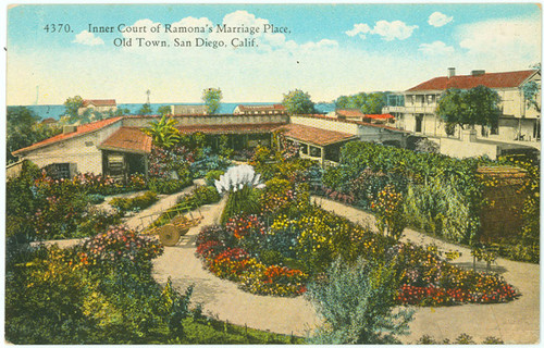 Inner Court of Ramona's Marriage Place, Old Town, San Diego, California