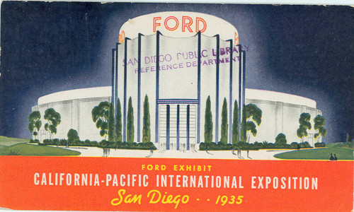 Ford Exhibit, California-Pacific International Exposition, San Diego 1935