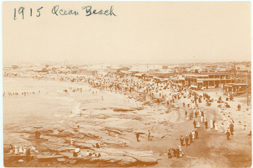 Foot of Newport at Ocean Beach Shoreline, San Diego, California