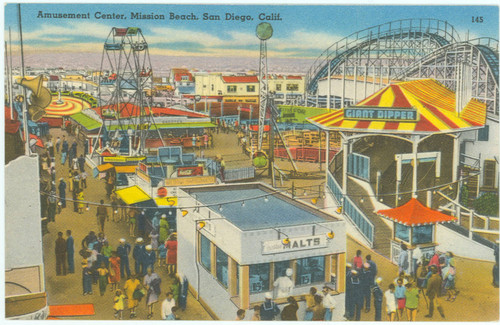 Amusement Center, Mission Beach, San Diego, California