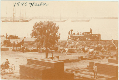 San Diego Harbor circa 1880