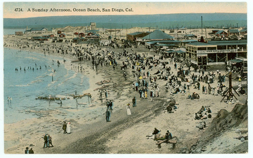 Sunday Afternoon, Ocean Beach, San Diego, California