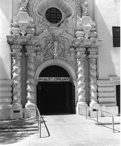 Temporary Central Library, Balboa Park Food and Beverage Building, San Diego Public Library, 1952-1954