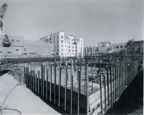 Central Library construction, San Diego Public Library, November 17, 1952