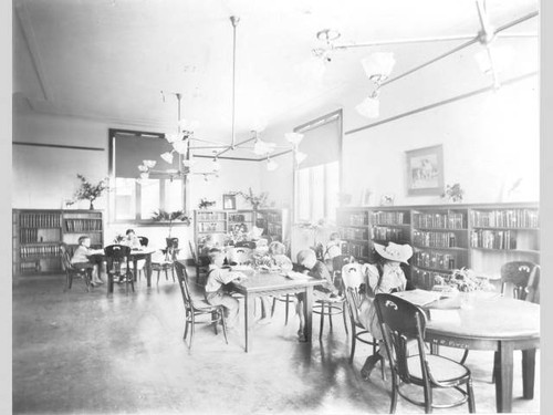 Children's Room, Carnegie Library Building, San Diego Public Library, early 1900's