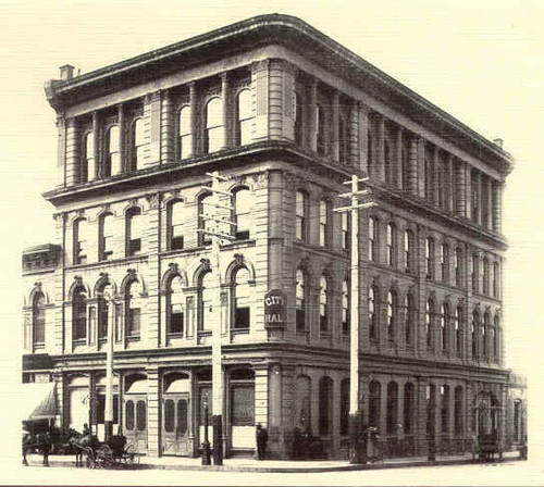 San Diego Public Library, located on the fourth floor of the Consolidated National Bank building, 1889-1893