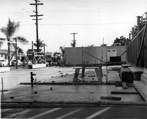 San Diego Public Library - North Park Branch Library in construction