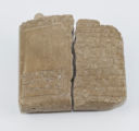 Cuneiform inscriptions on clay tablet — Calisphere