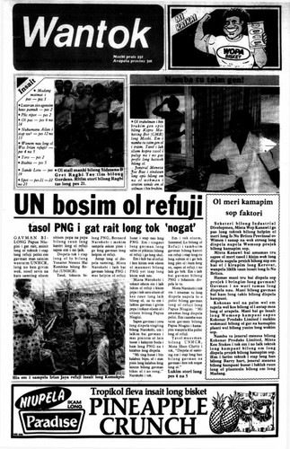 Wantok Niuspepa--Issue No. 0605 (January 25, 1986)