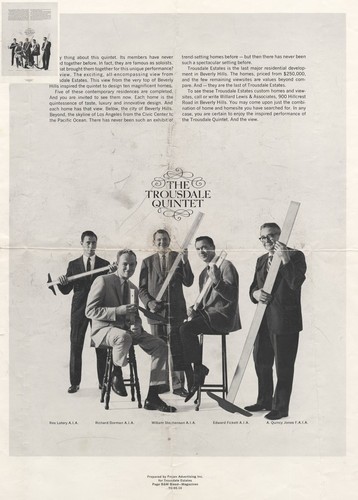 Trousdale Quintet Advertisement (Beverly Hills, Calif.)