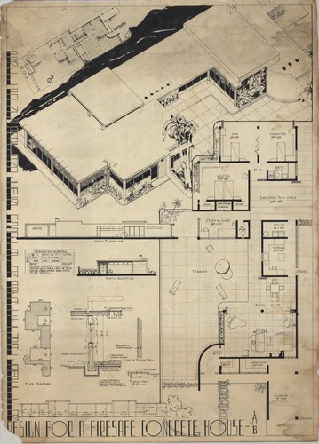 William Levy Alexander: Design for a Firesafe Concrete House