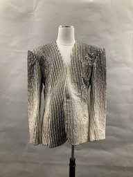 Black and white sequined Pat Campano Jacket