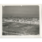 United States Army Base showing Albers Brothers Milling Company, Treasure Island, and the eastern span of the Bay Bridge