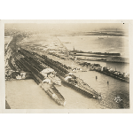 Southern Pacific Railroad mole, looking southeast into the Oakland estuary