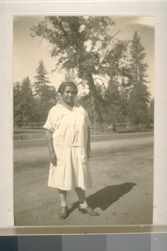 Mrs. Eva Garley; Doney Creek, Upper Sacramento River; 8 October 1928; 6 prints, 6 negatives