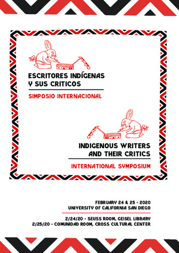 Indigenous Writers and Their Critics: International Symposium