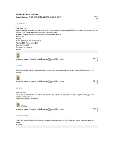 Mauricio Limón - Dientes rotos (2014-2015) emails