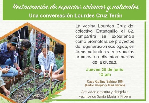 Lourdes Cruz Terán: Proyectos de regeneración urbana y natural