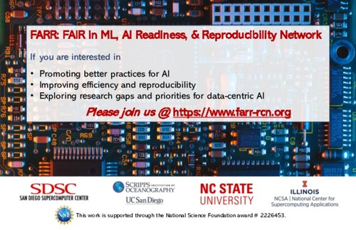 FARR: FAIR in ML, AI Readiness, & Reproducibility Network Postcard